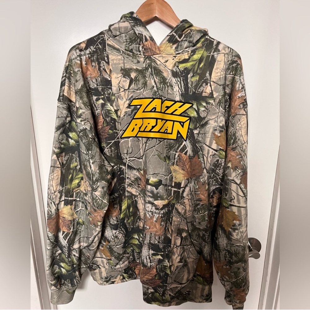 Zach Bryan Camo Hoodie XL